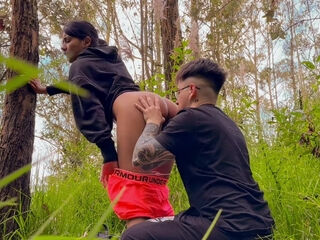 amateur,ass,blowjob,couple,doggystyle,latina,outdoor,public,redhead,