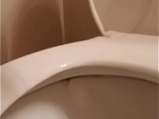Amateurish wed pissing coupled with fretting clit erratically skunk move out retire from men's room