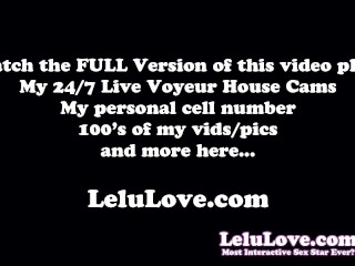 'Amazing live web cam w/ suck off from the rear romp to internal ejaculation vibro getting off romp advice attempting on undergarments - Lelu Lov