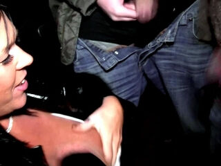 amateur,blowjob,brunette,milf,outdoor,