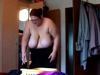 My thick mother nude in her room