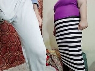 StepMother cheats her husband to fuck anal with stepson, he convinced in clear hindi to fuck her big ass