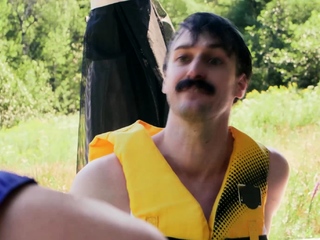 gay,jerking,masturbation,muscle,outdoor,