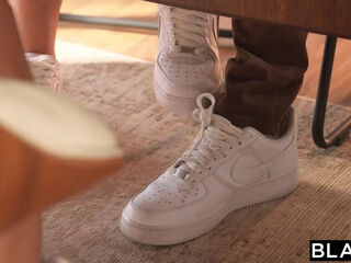 Curvy asian - Nicole Doshi, loves riding giant black cock after massaging him