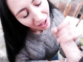 stuffed my neighbor'_s mouth full of cock and cummed gallons into her mouth